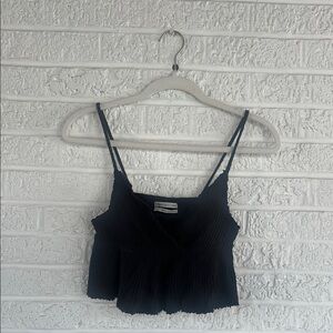 $5 for $25 ⭐️ closet sale!!! Black Ribbed Women's Top